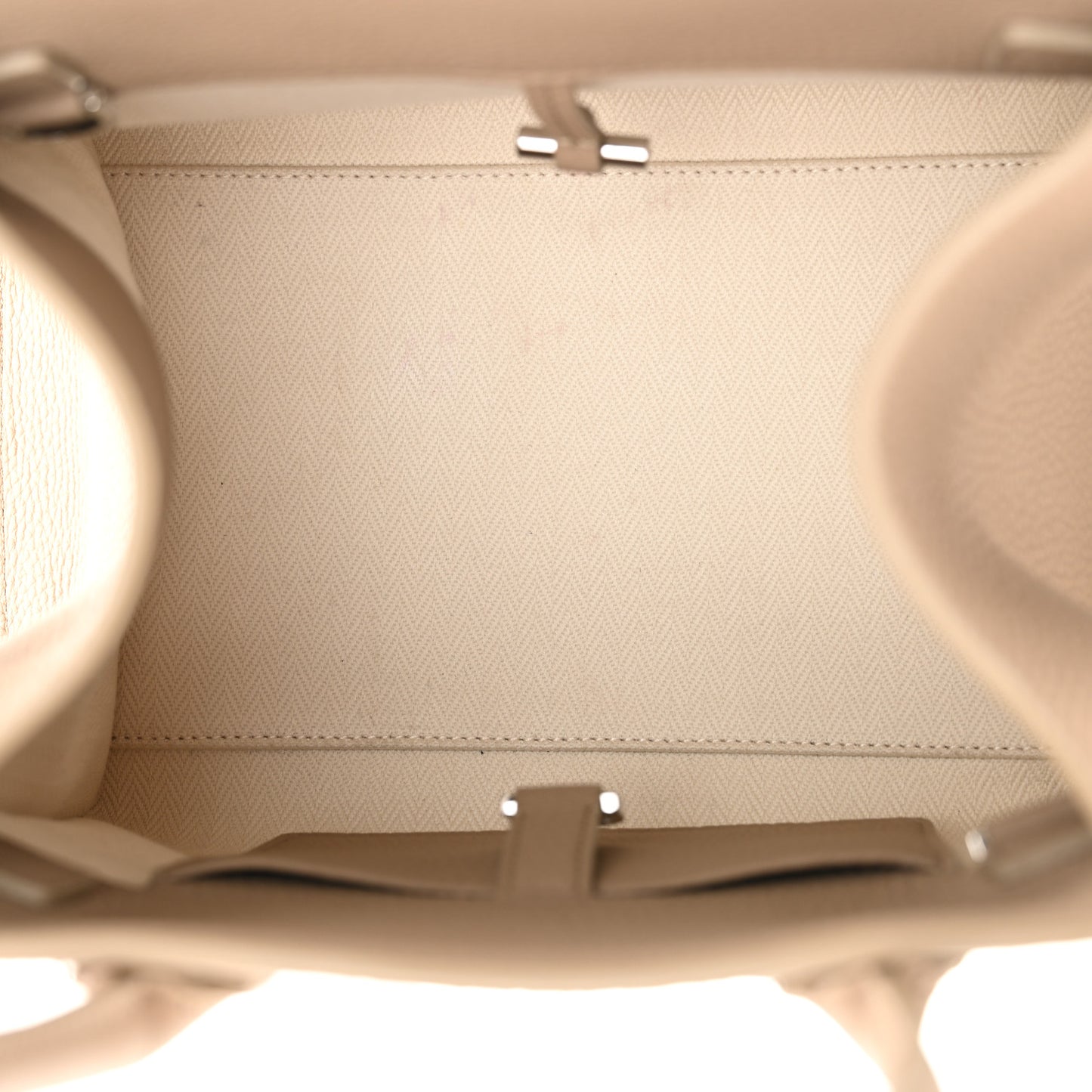 Grained Calfskin Soft Margaux 10 Bag Dark Taupe