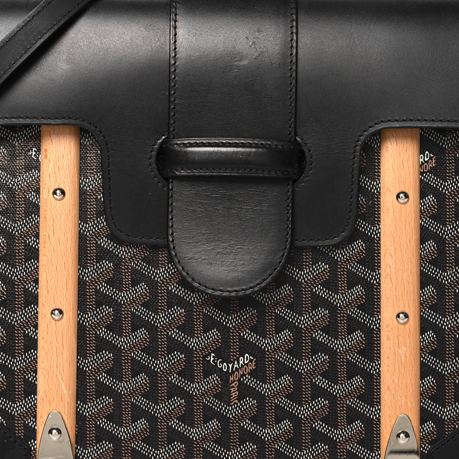Goyard Goyardine Saigon MM Black 8 of 16