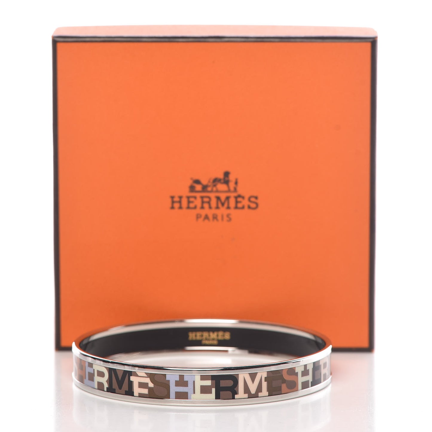Enamel Printed Narrow Capitales Bracelet 70