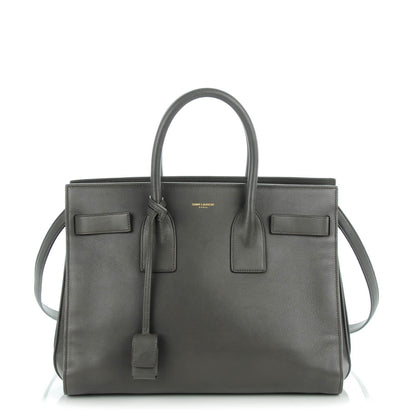Saint Laurent Calfskin Small Sac De Jour Fog 1 of 7