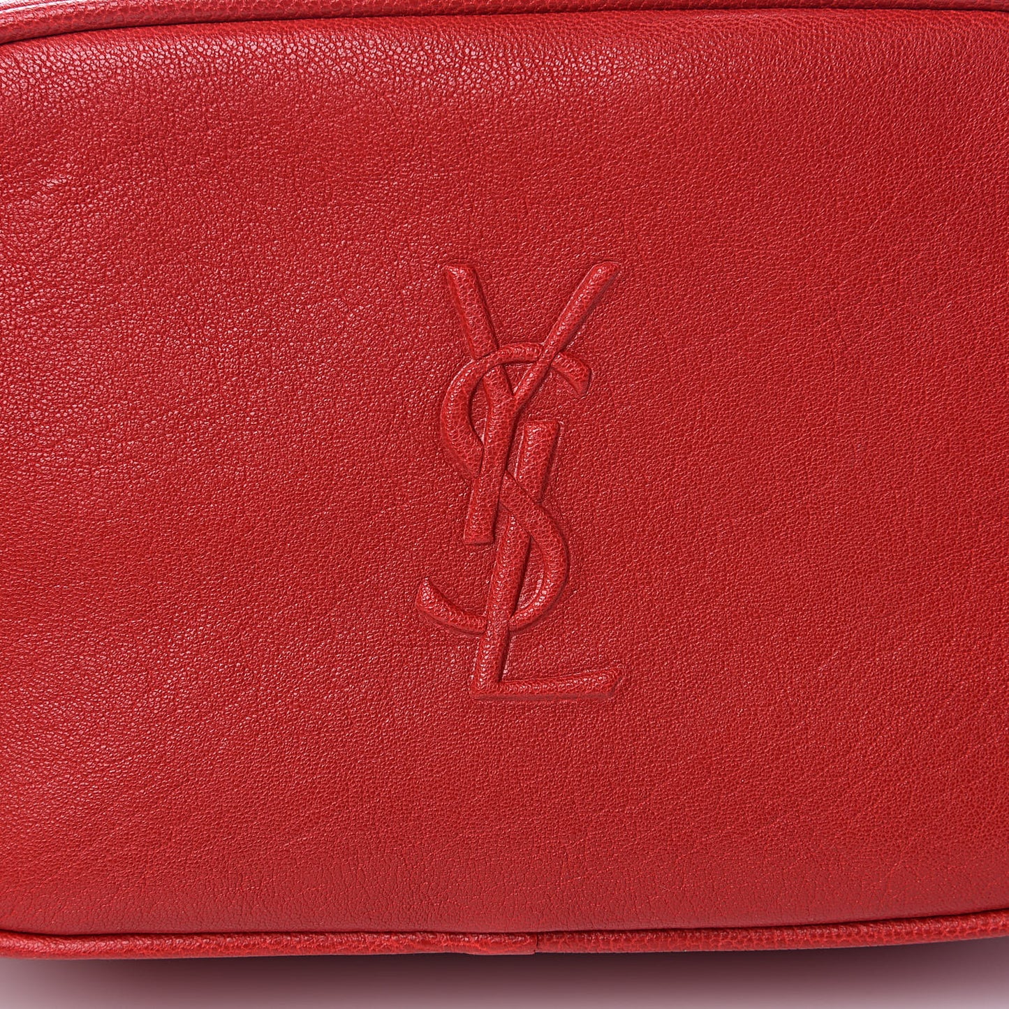 Lambskin Monogram Lou Belt Bag 85 Red