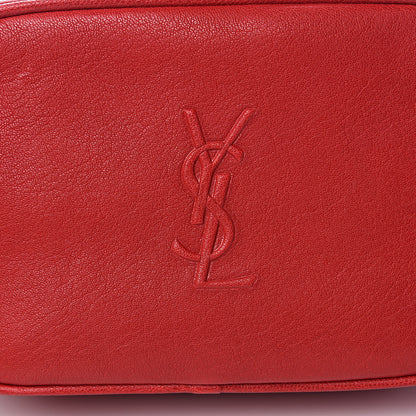 Saint Laurent Lambskin Monogram Lou Belt Bag 85 Red 7 of 9