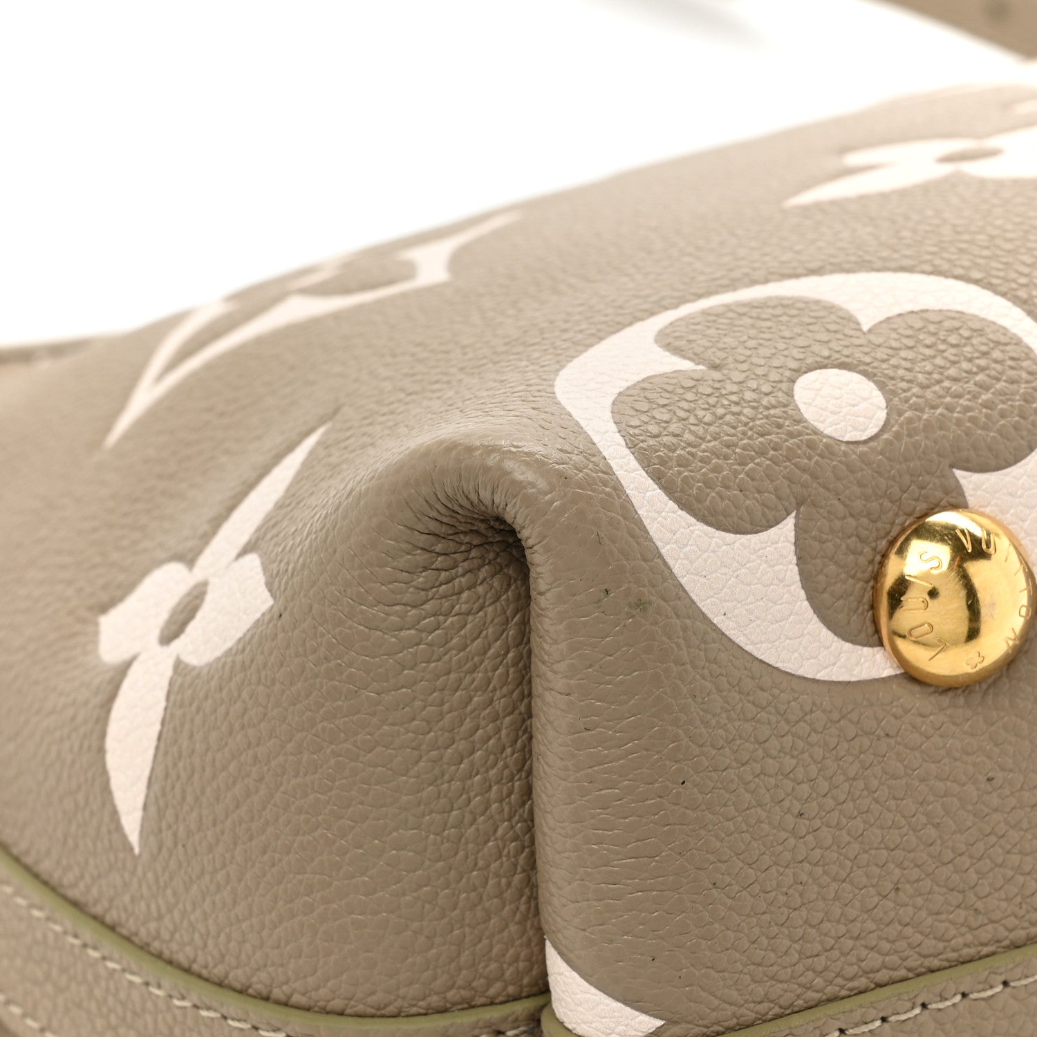 Louis Vuitton Empreinte Monogram Giant CarryAll PM Khaki Creme 12 of 12