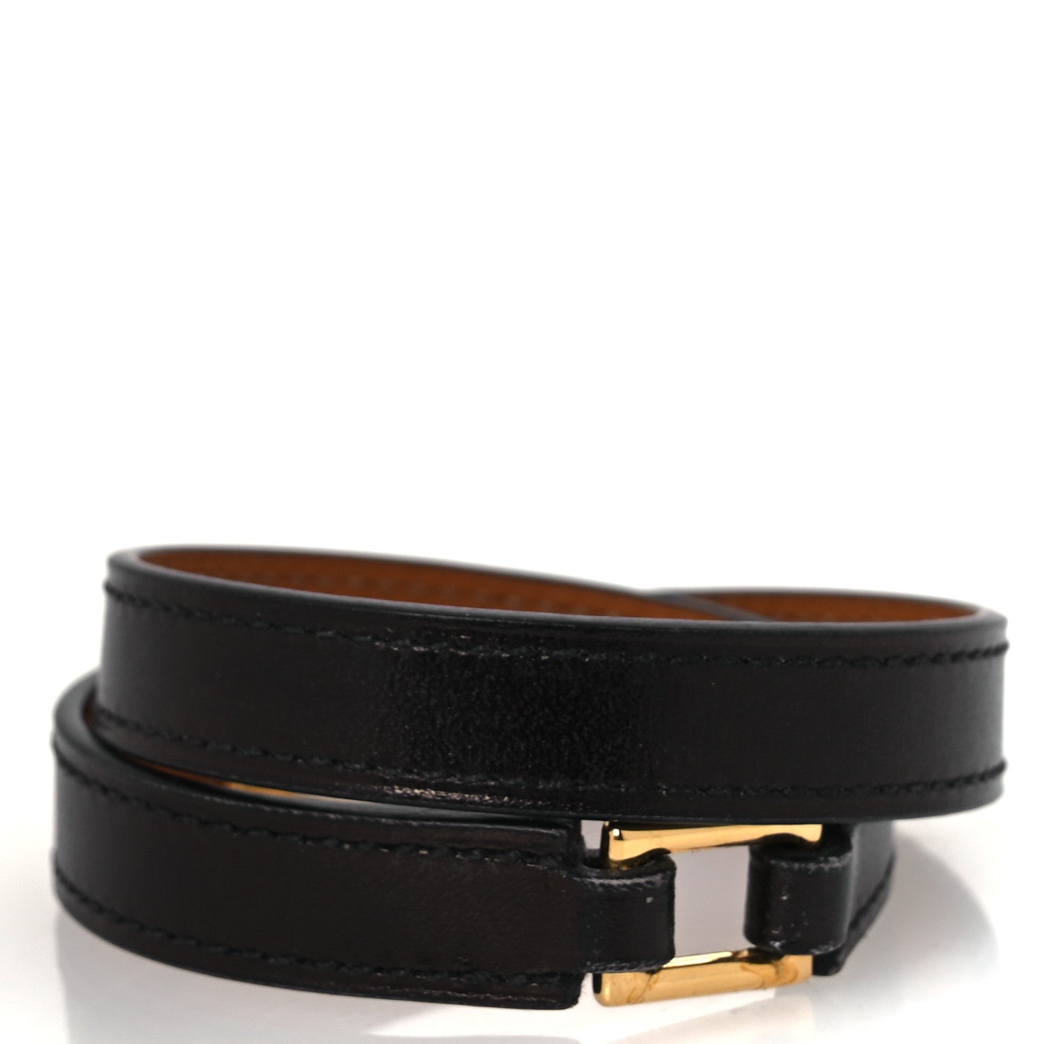 Hermes Box Rivale Double Tour Bracelet M Black 3 of 9
