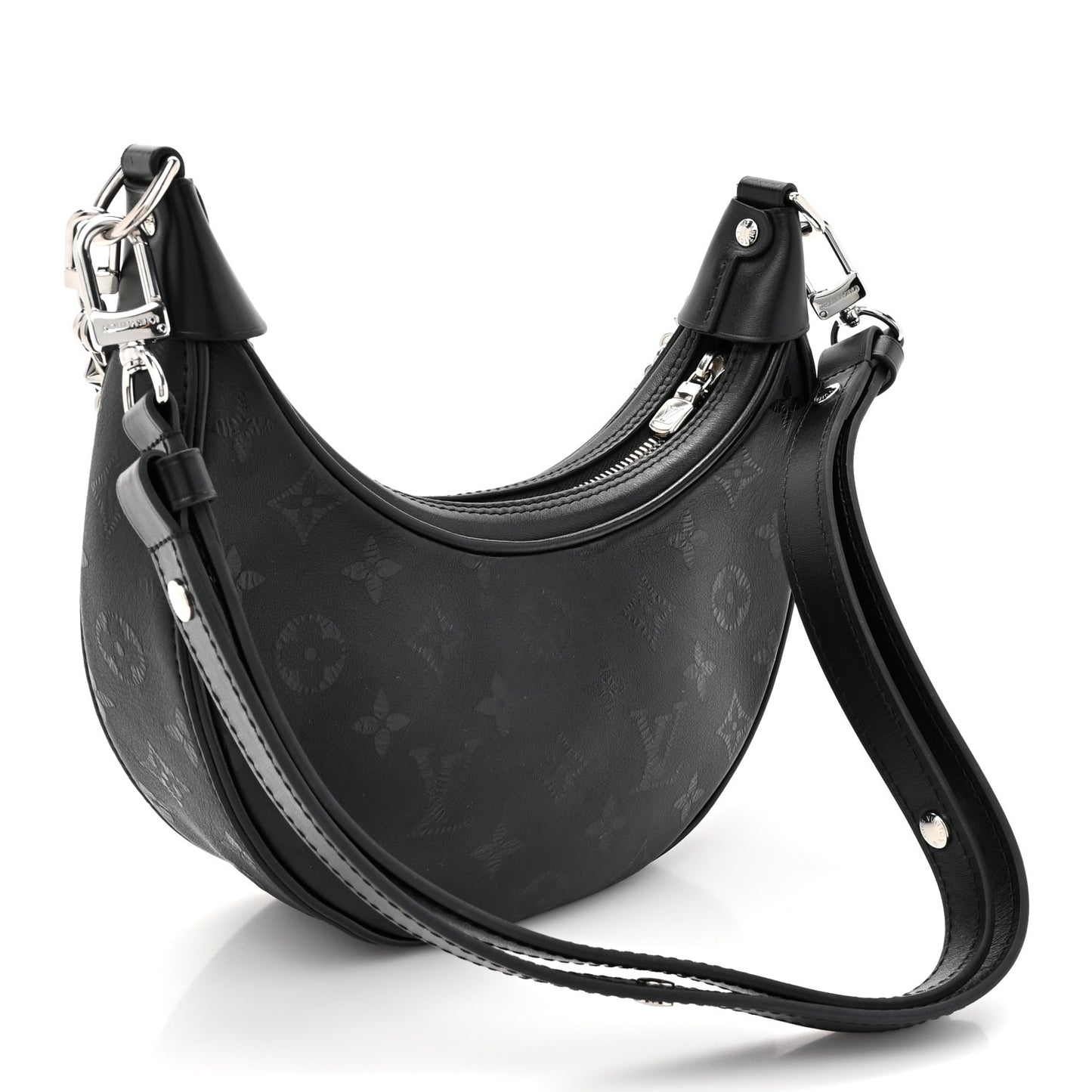 Calfskin Monogram Loop H27 Black