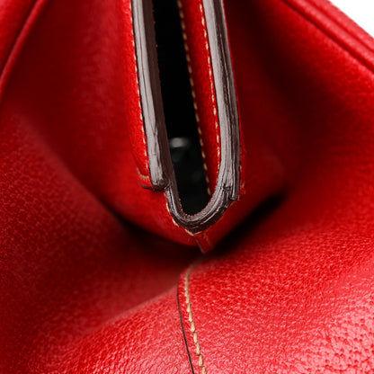 Prada Large Frame Satchel Red 13 of 19