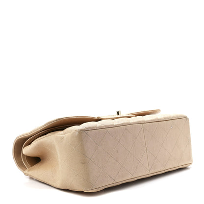 Chanel Iridescent Caviar Quilted Jumbo Double Flap Beige 4 of 11