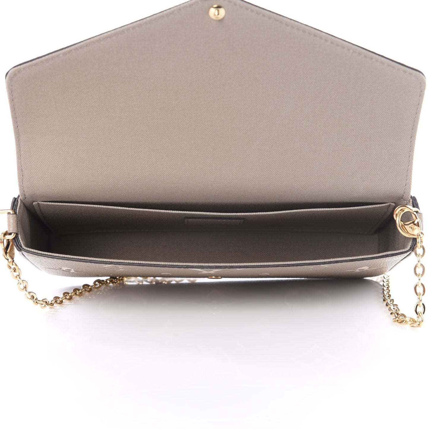 Empreinte Monogram Giant Felicie Pochette Tourterelle Creme