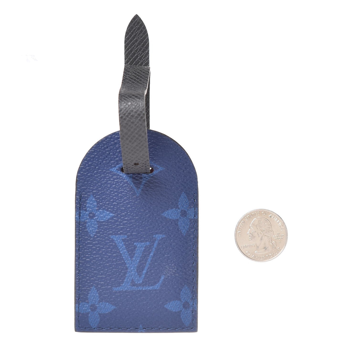 Louis Vuitton Monogram Luggage Tag Pacific Blue 2 of 3