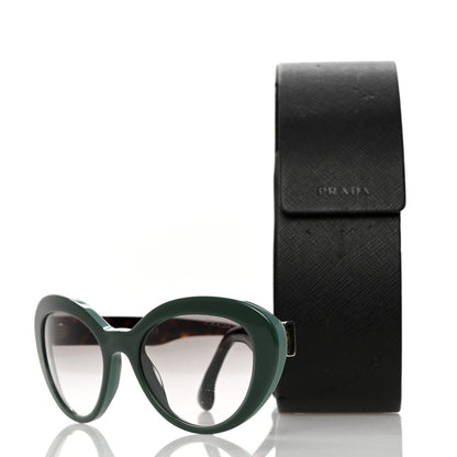 Prada Acetate Sunglasses SPR 15Q Green 8 of 8