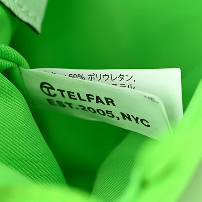 Telfar Vegan Leather Small Shopping Bag Highlighter Green 7 of 10