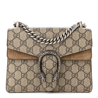 Gucci GG Supreme Monogram Mini Dionysus Shoulder Bag Taupe 1 of 10
