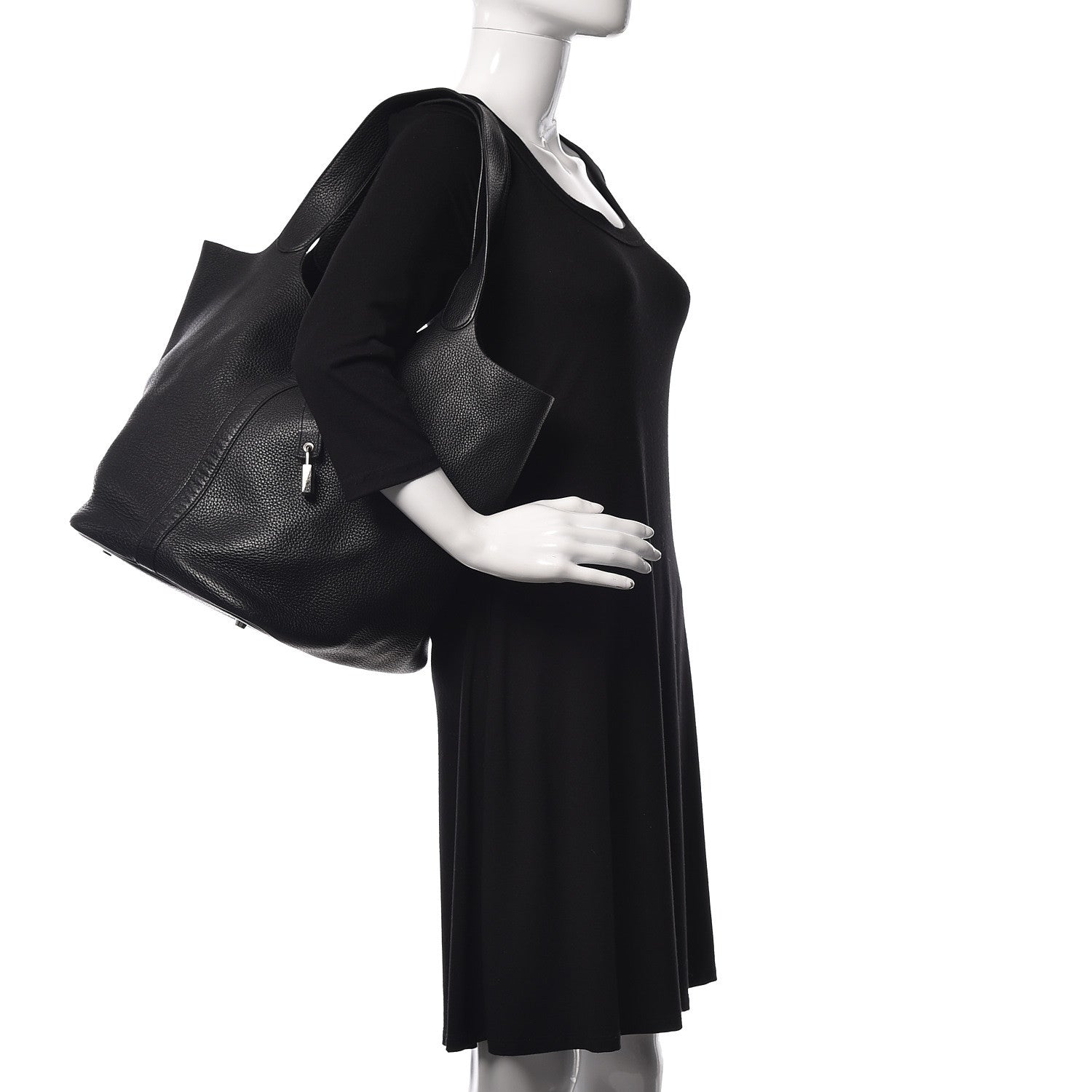 Hermes Taurillon Clemence Picotin Lock TGM Black 2 of 9