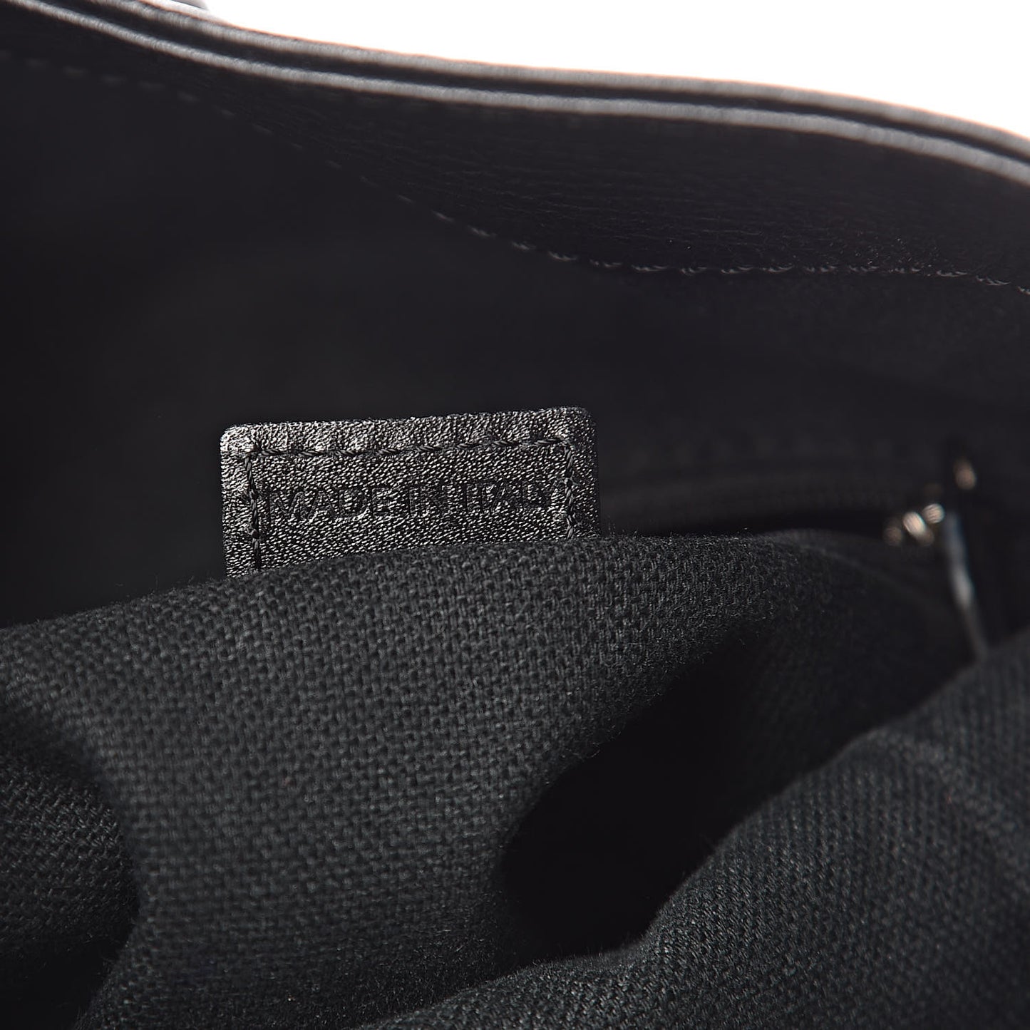 Grainy Calfskin House Check Horn Toggle Shoulder Bag Black