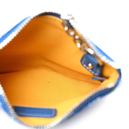 Goyard Goyardine Nano Senat Key Pouch Blue 5 of 9