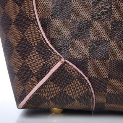 Louis Vuitton Damier Ebene Caissa Hobo Rose Ballerine 9 of 9