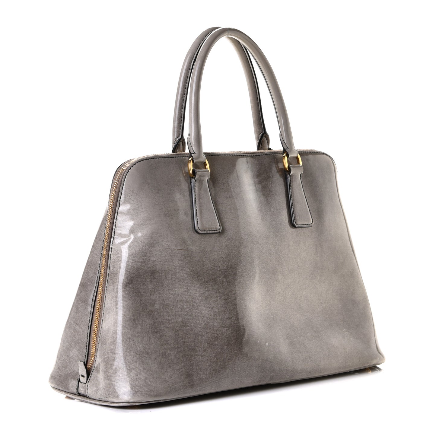 Spazzolato Promenade Tote Quarzo Fume