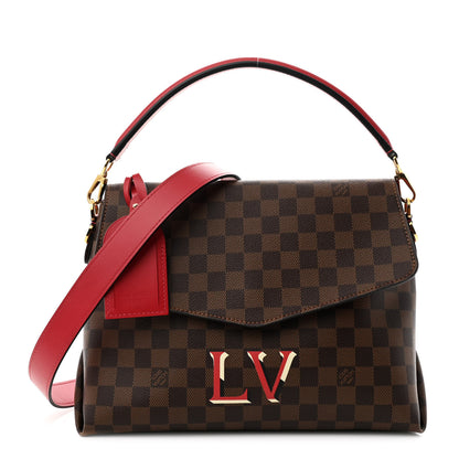 Louis Vuitton Damier Ebene Beaubourg MM Scarlet 1 of 10