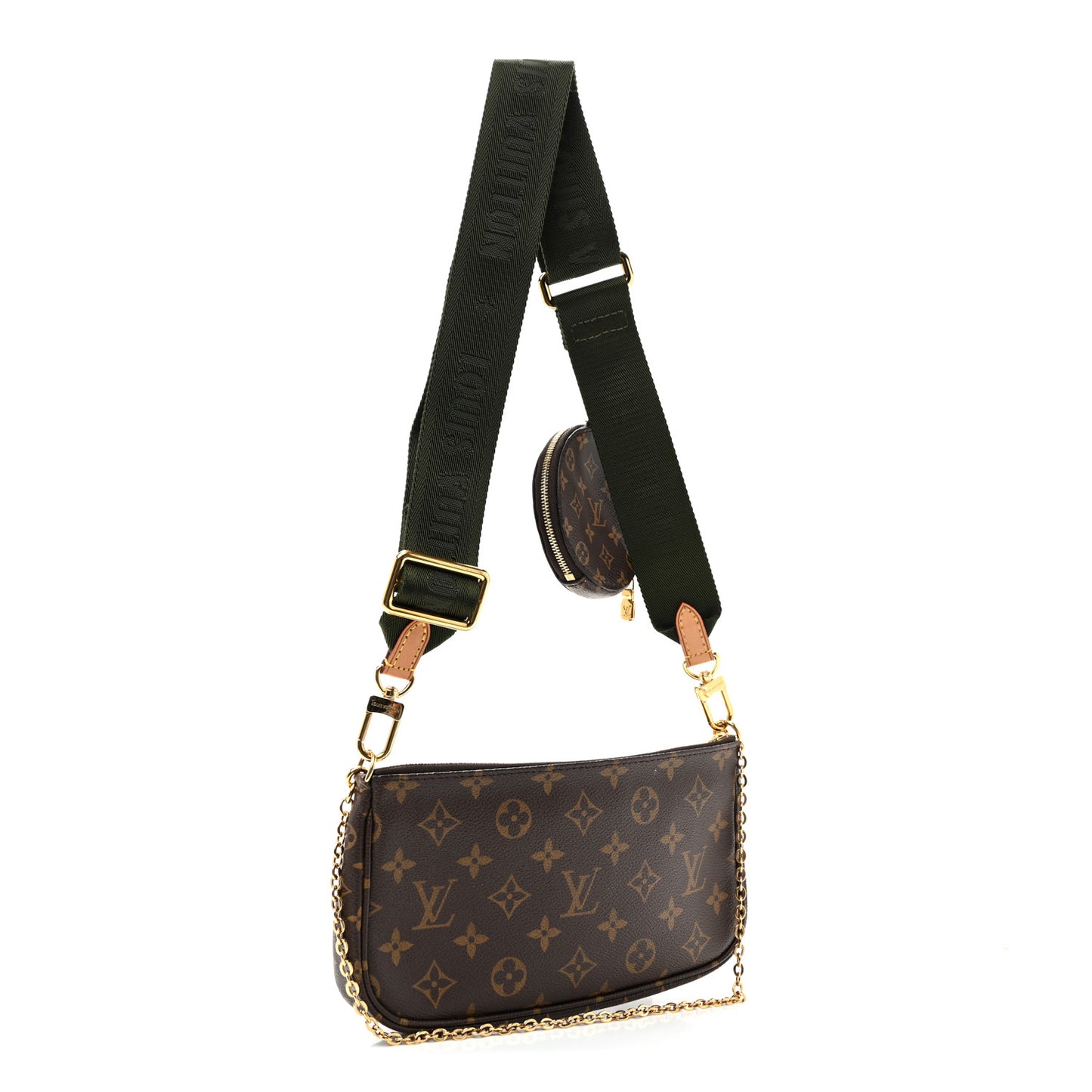 Monogram Multi Pochette Accessories Kaki