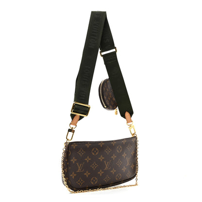 Louis Vuitton Monogram Multi Pochette Accessories Kaki 2 of 8