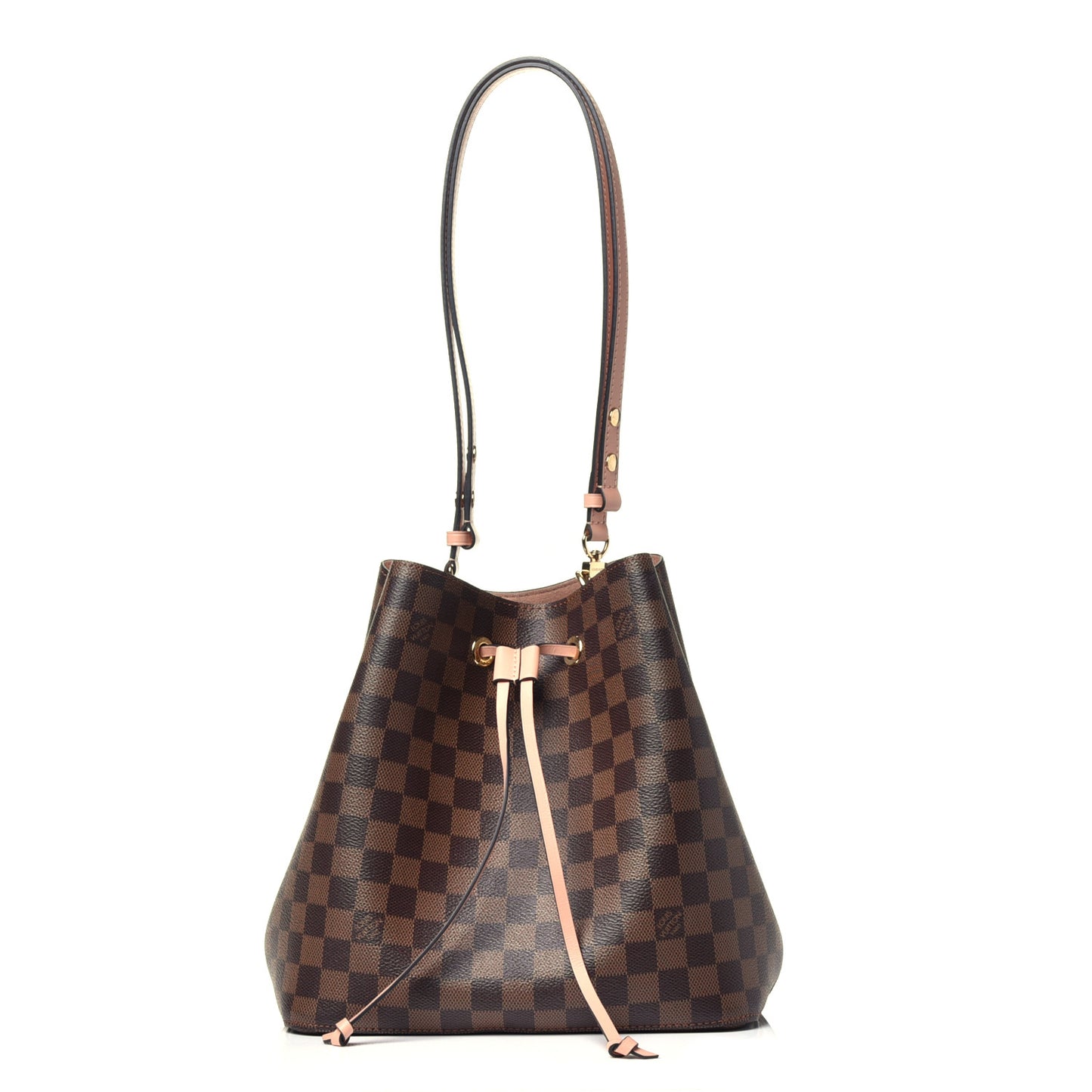 Damier Ebene Neonoe MM Venus Pink
