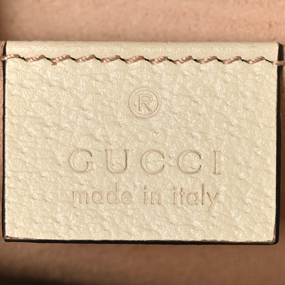 Gucci GG Supreme Monogram Textured Calfskin Web Small Ophidia Chain Shoulder Bag Beige Ebony Mystic White 6 of 11
