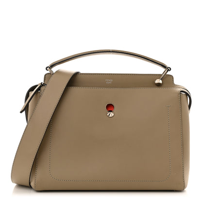 Fendi Vitello Baltico Dolce DotCom Satchel Tortora Papavero 1 of 13