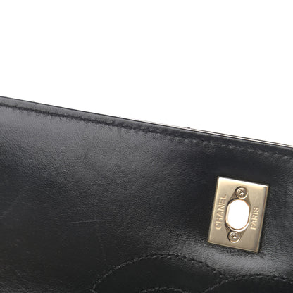 Chanel Lambskin Chevron Quilted Small Trendy CC Dual Handle Flap Bag Black 13 of 14
