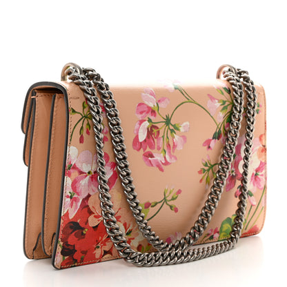 Gucci Calfskin Blooms Print Small Dionysus Shoulder Bag Pink Apricot Multicolor 2 of 10