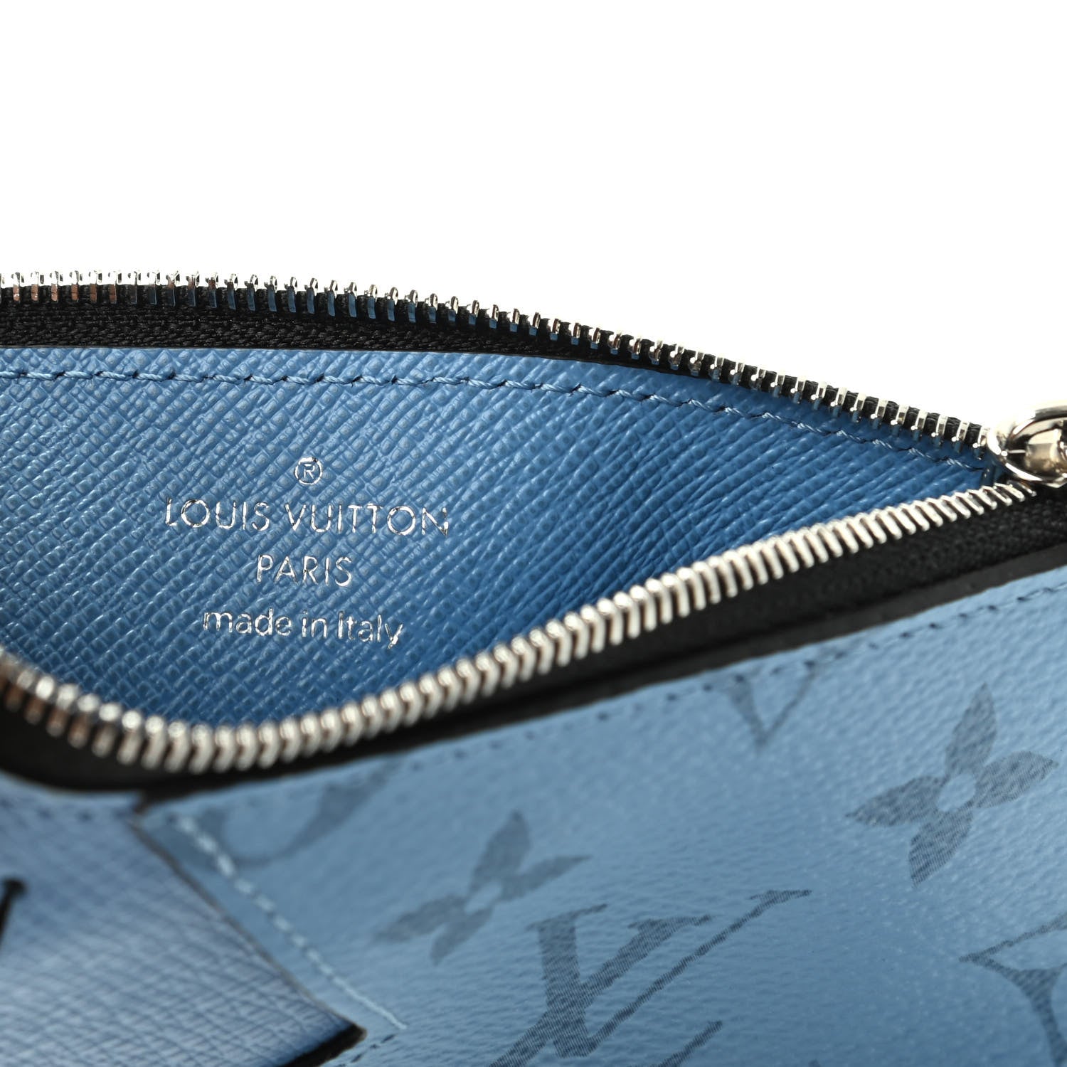 Louis Vuitton Taigarama Coin Card Holder Denim 6 of 7