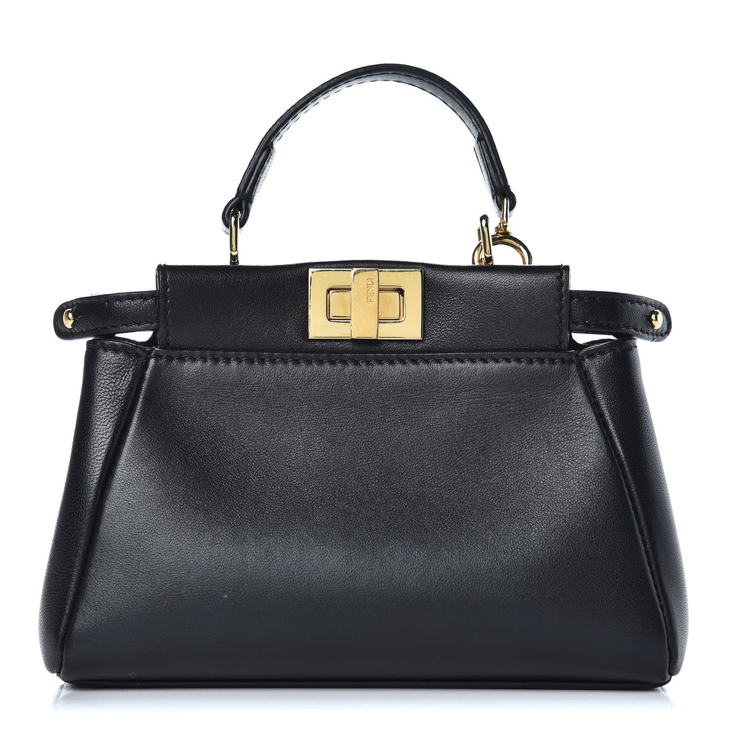 Nappa Micro Peekaboo Iconic Satchel Black