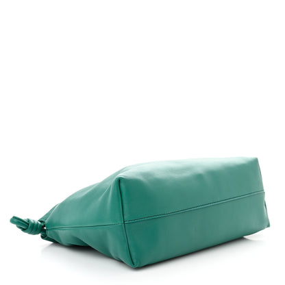 Loewe Mellow Nappa Medium Donut Chain Flamenco Knot Clutch Emerald Green 4 of 10
