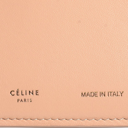 Celine Lambskin Knotted Clutch Flesh 7 of 8