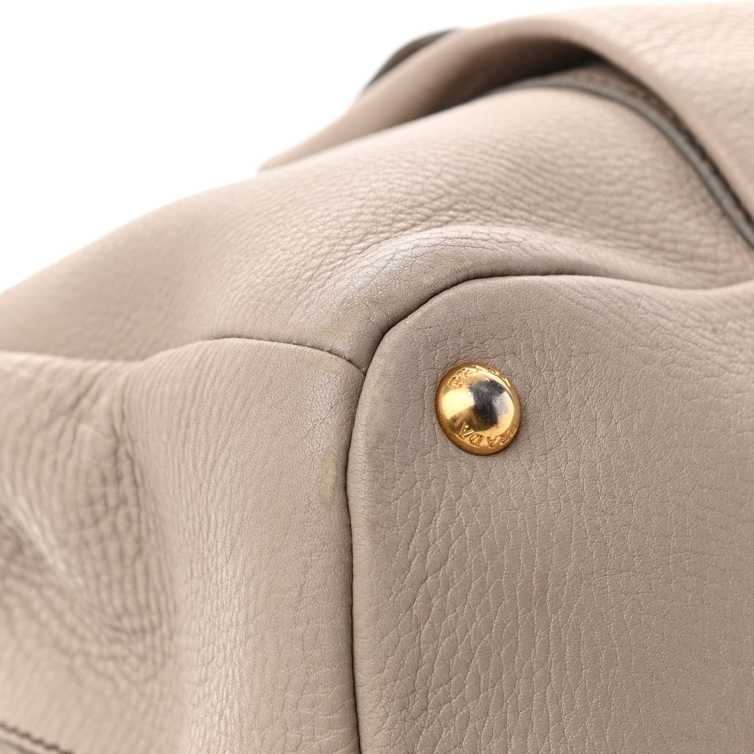 Prada Vitello Daino Pocket Tote Argilla 8 of 20