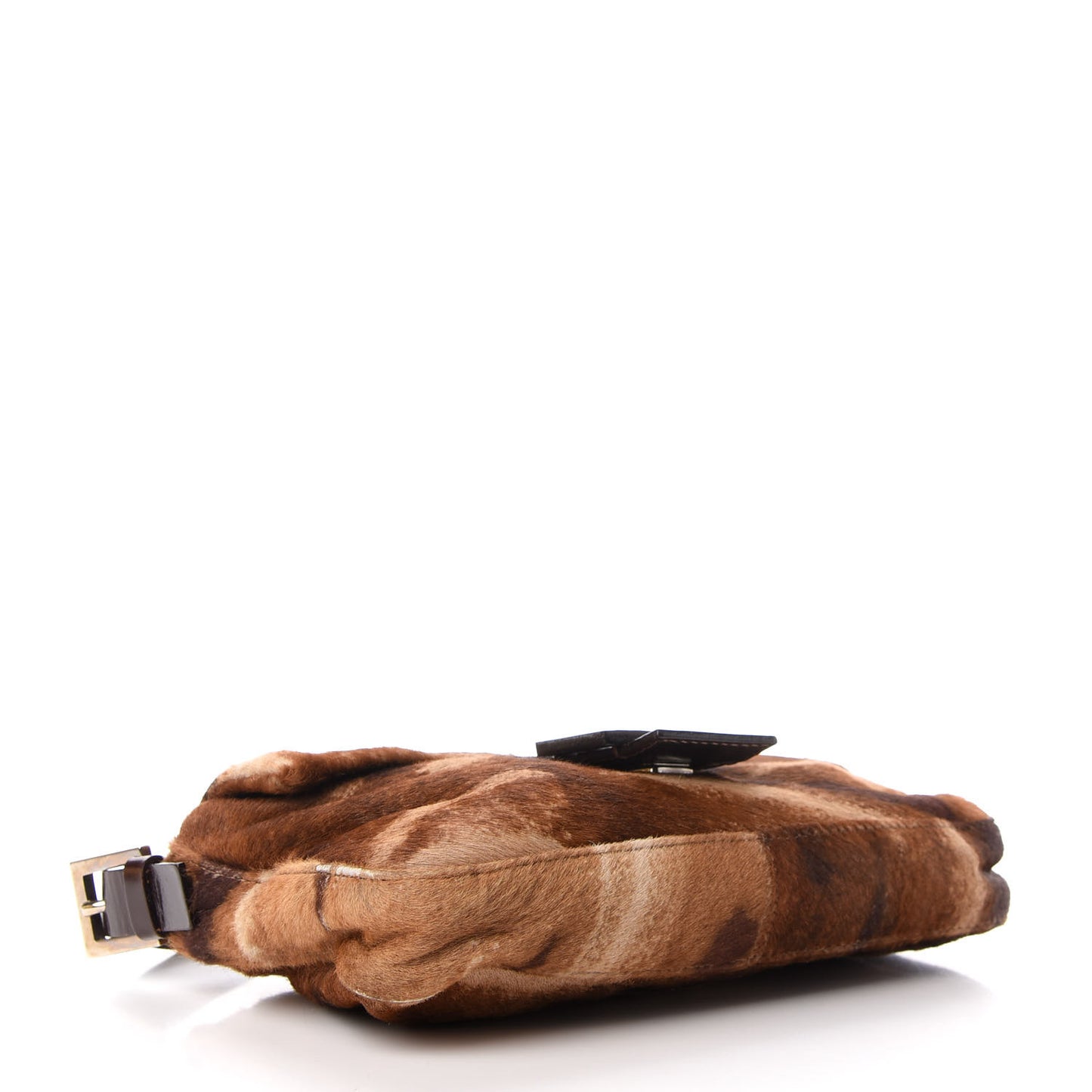 Calf Hair Baguette Brown