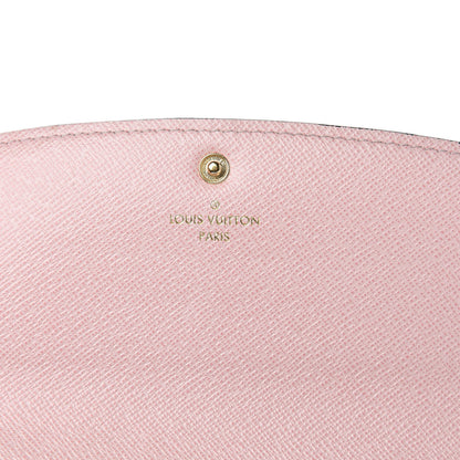 Louis Vuitton Monogram Emilie Wallet Rose Ballerine 6 of 10