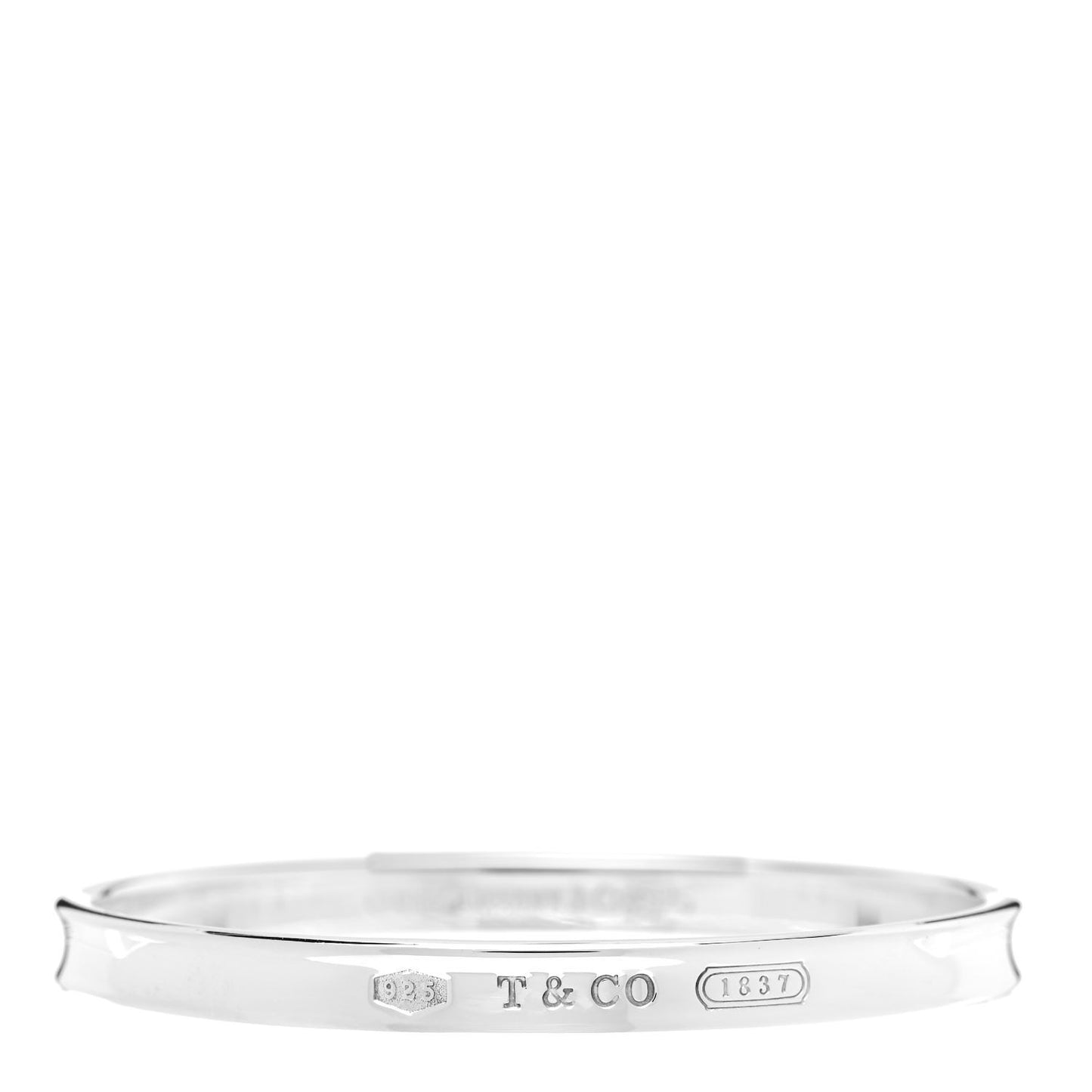 Sterling Silver Narrow 1837 Bangle Bracelet