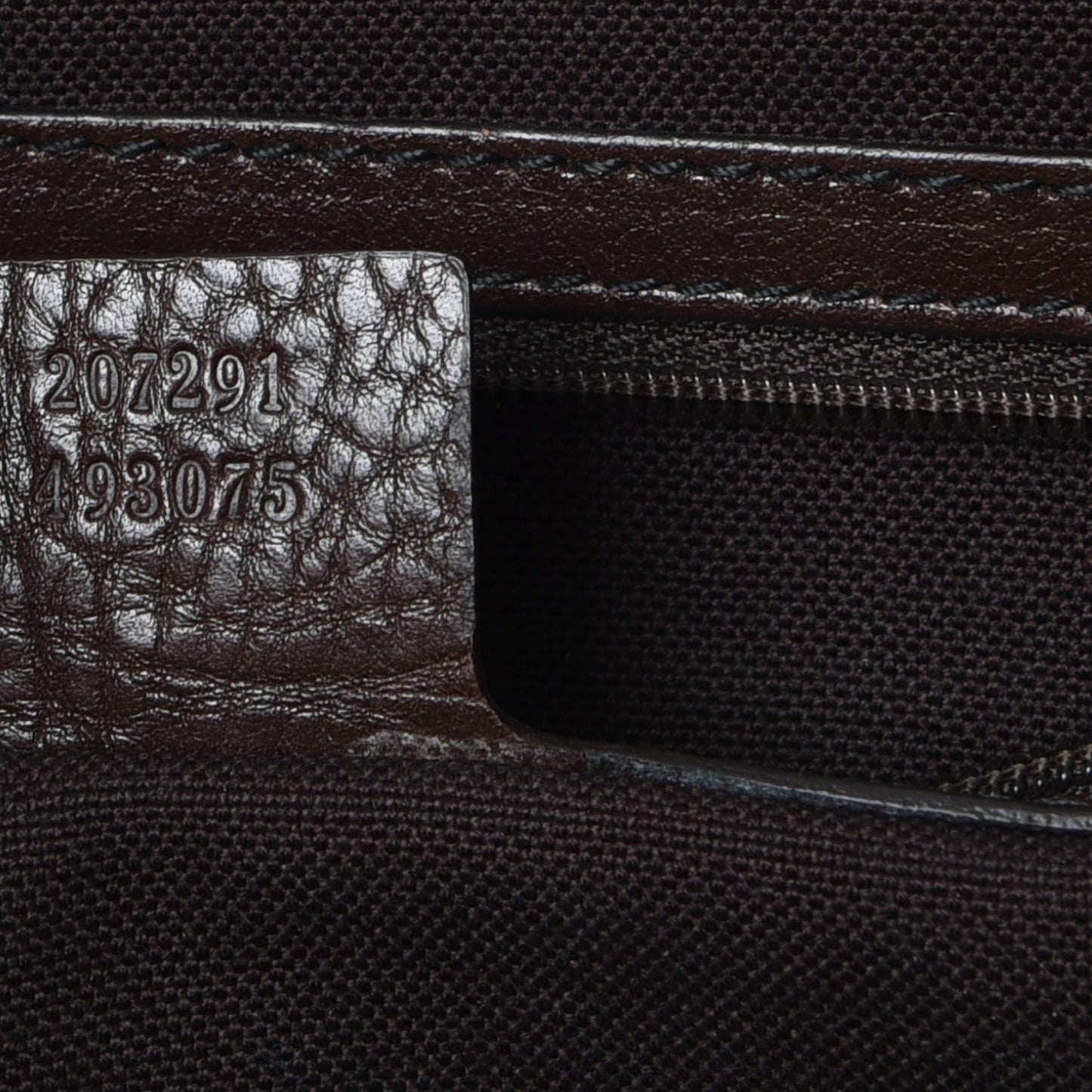 Crystal Monogram Medium Babouska Shopping Tote Dark Brown