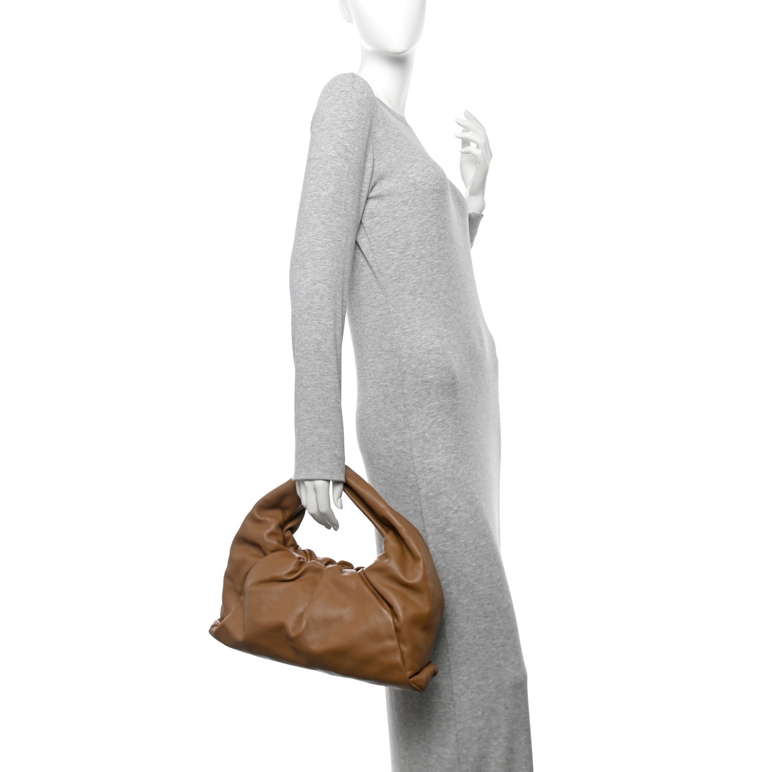 Bottega Veneta Smooth Butter Calfskin Small The Shoulder Pouch Cammello 3 of 9