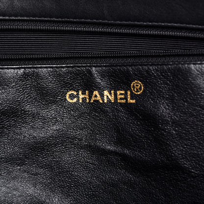 Chanel Lambskin CC Tote Black 6 of 10