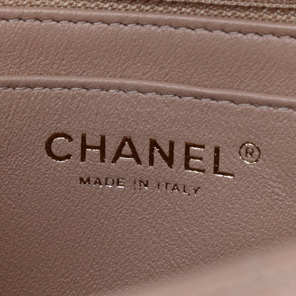 Chanel Lambskin Quilted Mini Rectangular Flap Beige 6 of 9