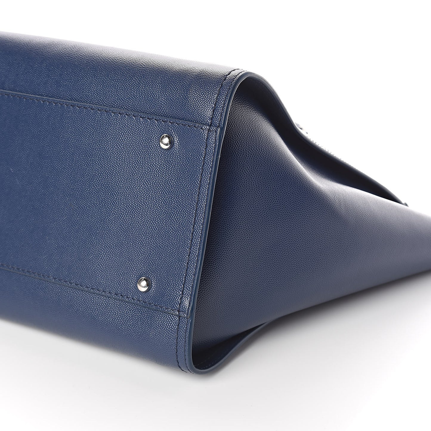 Caviar Large Studded Deauville Tote Navy