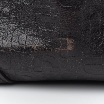 Gucci Calfskin Horsebit Embossed Tote Dark Brown 12 of 14