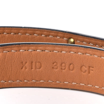 Hermes Shiny Alligator Kelly Double Tour Bracelet S Black 4 of 7