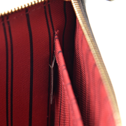 Louis Vuitton Damier Ebene Neverfull MM GM Pochette 8 of 13