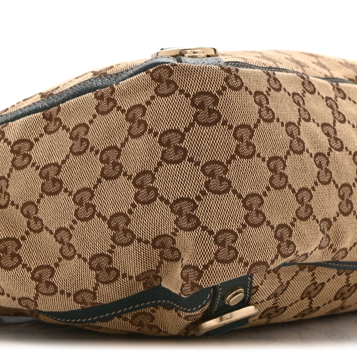 Gucci Monogram Large Abbey Tote Green 9 of 10