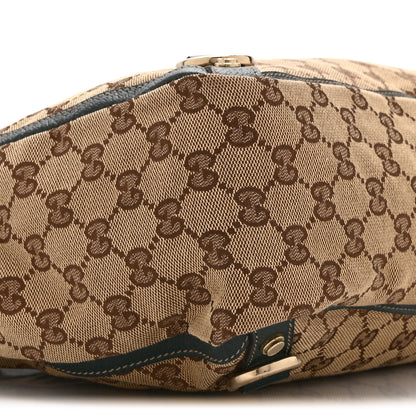 Gucci Monogram Large Abbey Tote Green 9 of 10