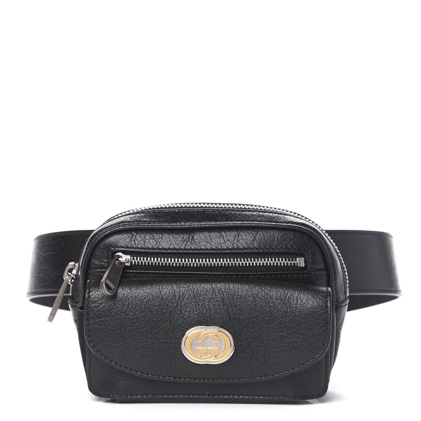 Fluffy Calfskin Mini Morpheus Belt Bag 70 28 Black