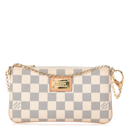 Louis Vuitton Damier Azur Pochette Milla MM 1 of 9