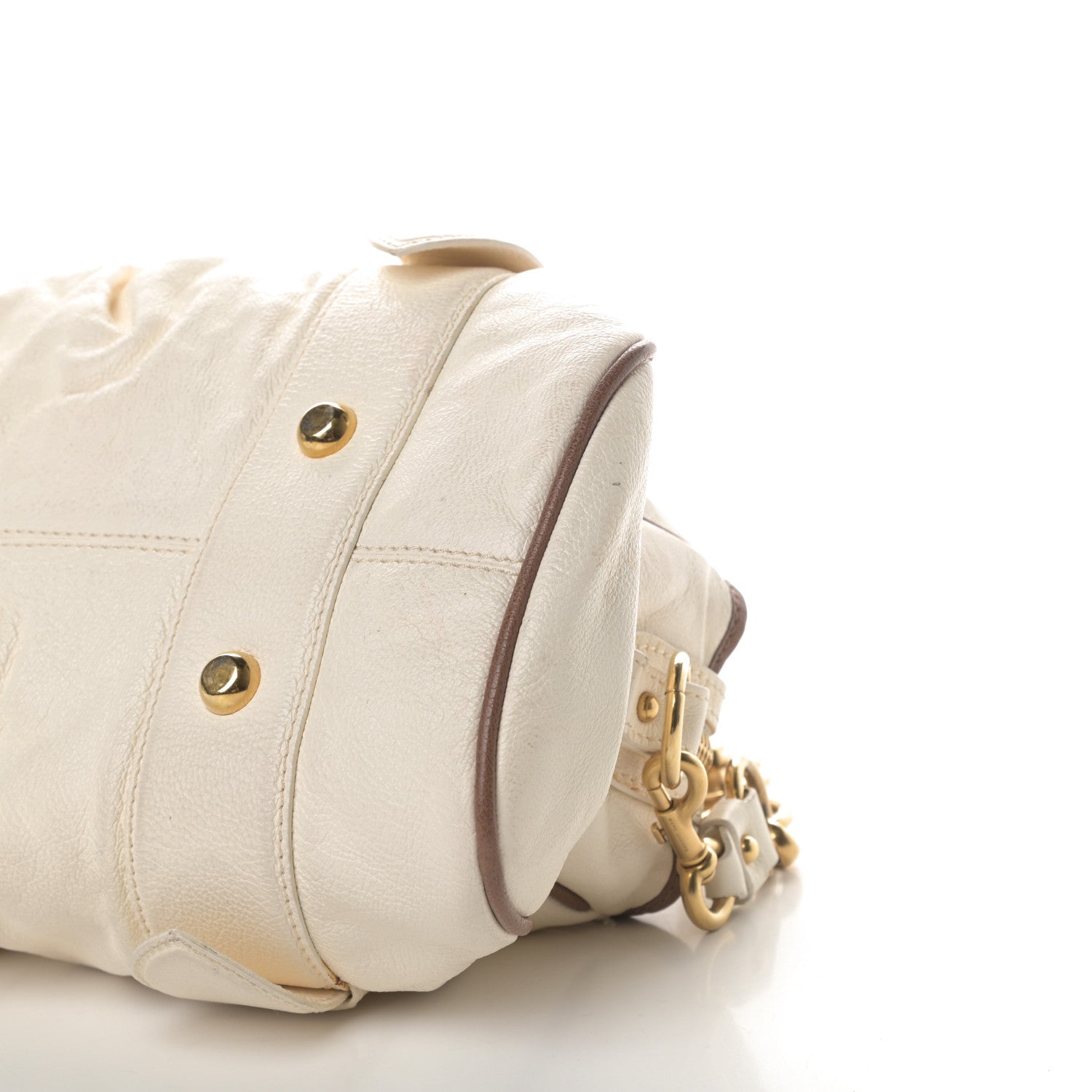 Marc Jacobs Calfskin Bal Harbour Satchel Eggshell 9 of 18